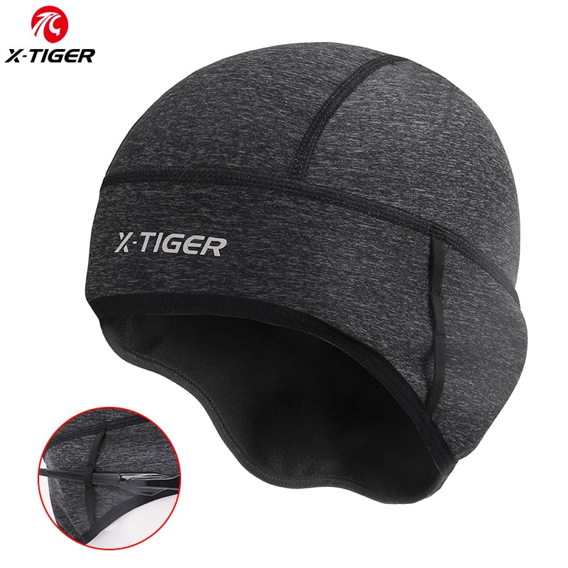 PHMAX Winter Cap Thermal Fleece Beenie Ski Cap MTB Bike Bandana Headband Camping, Cycling Helmet Hat Running Riding Motorcycle Headwear