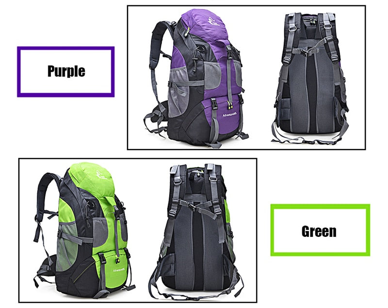 New 50L & 60L Outdoor Backpack Camping Climbing Bag Waterproof Mountaineering Hiking Backpacks Climbing Rucksack