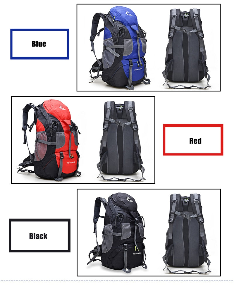 New 50L & 60L Outdoor Backpack Camping Climbing Bag Waterproof Mountaineering Hiking Backpacks Climbing Rucksack