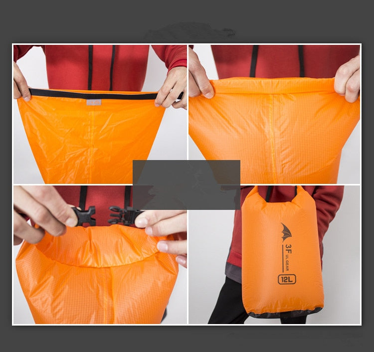 3F UL GEAR 15D 30D Cordura Ultralight Drifting swimming debris clothes sleeping bag storage bag waterproof bag Swimming bag