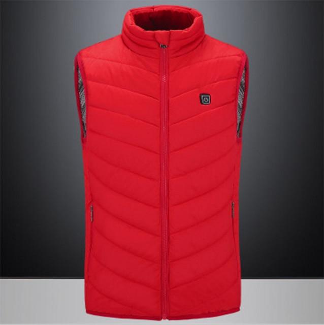 Warm Unisex Winter USB Infrared Heating Vest: Electric Heating Jacket