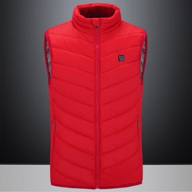 Warm Unisex Winter USB Infrared Heating Vest: Electric Heating Jacket