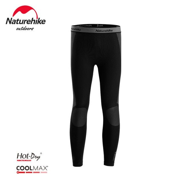 Naturehike Men Women Winter Quick Dry Anti-microbial Stretch Thermal Long Johns Polyester Thick Skiing Thermal Underwear Set