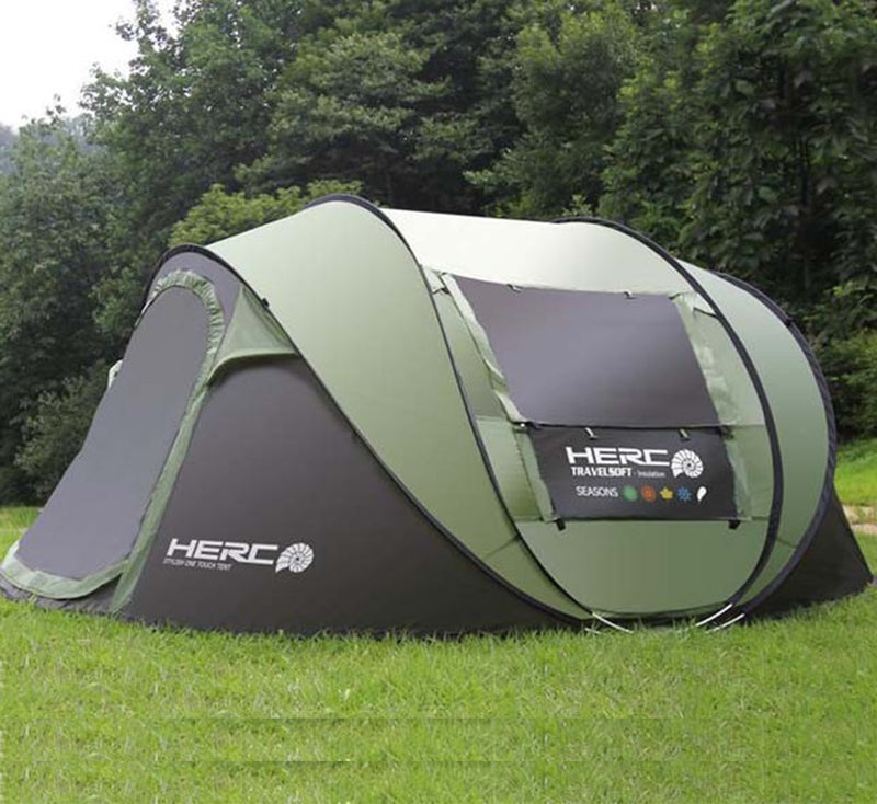 Ultralarge 4-5 Person Pop Up Fully Automatic Tour Camping Tent Beach Tent Party Tent Barraca