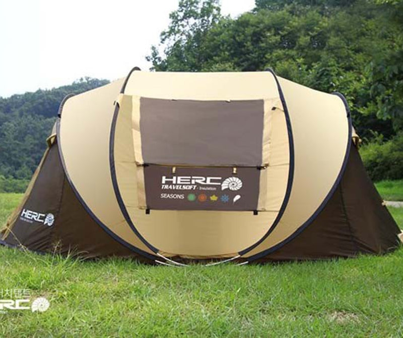 Ultralarge 4-5 Person Pop Up Fully Automatic Tour Camping Tent Beach Tent Party Tent Barraca