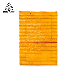 Ice Flame UL 20D 90% White Duck Down Sleeping Bag Blanket Sleeping Quilt Underquilt For Hammock Backpacking Camping Hiking