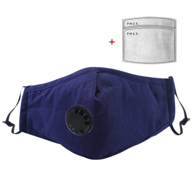 Safety Health Mask Reusable with Filters and Filter Pack