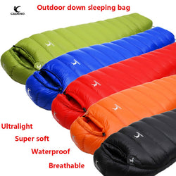 CADENO Winter Autumn Ultra Light Mummies Ultra Light Down Sleeping Bag Outdoor Travel Camping Nylon White Duck Down Sleeping Bag