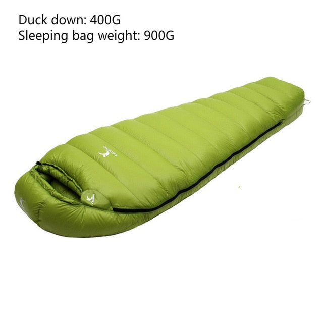 CADENO Winter Autumn Ultra Light Mummies Ultra Light Down Sleeping Bag Outdoor Travel Camping Nylon White Duck Down Sleeping Bag