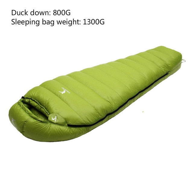 CADENO Winter Autumn Ultra Light Mummies Ultra Light Down Sleeping Bag Outdoor Travel Camping Nylon White Duck Down Sleeping Bag