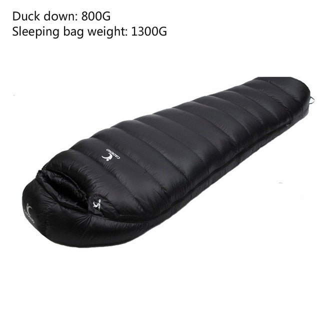 CADENO Winter Autumn Ultra Light Mummies Ultra Light Down Sleeping Bag Outdoor Travel Camping Nylon White Duck Down Sleeping Bag