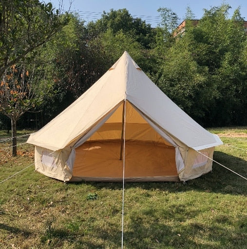 Luxury Camping Tent, Glamping Tent Oxford Cloth Waterproof and Mildew Proof Different Sizes