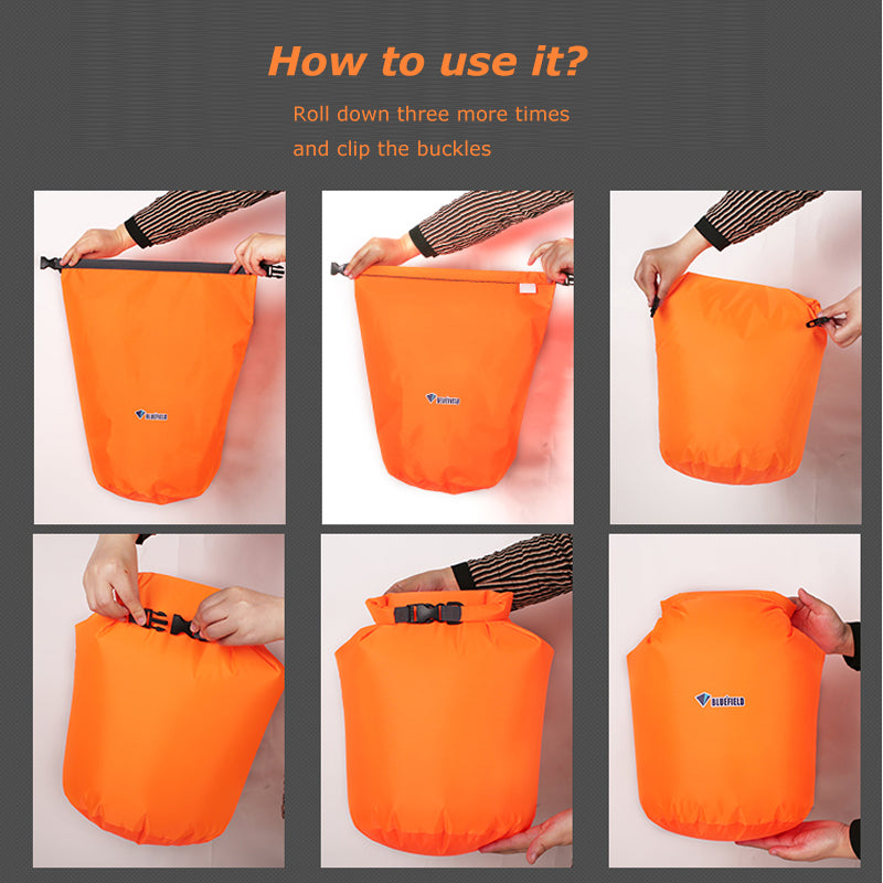 2.6 gallon and 5.2 gallon Waterproof Dry Bag