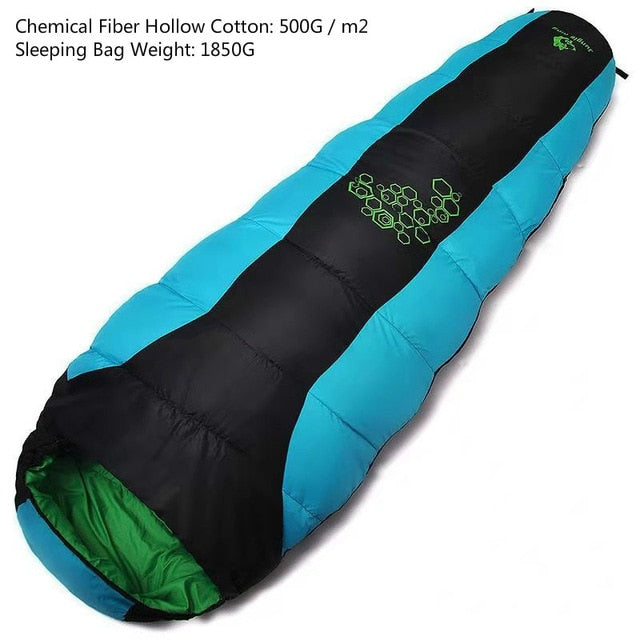 Jungle King 2017 thickening fill four holes cotton sleeping bags outdoor camping mountaineering special camping  bag movement