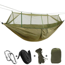 1-2 Person Hammock with anti mosquito net