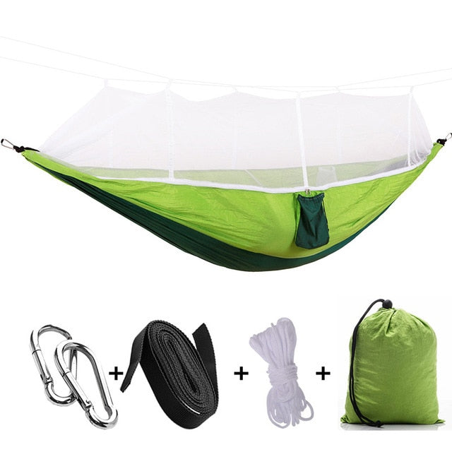 1-2 Person Hammock with anti mosquito net