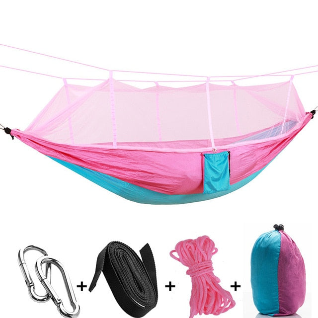 1-2 Person Hammock with anti mosquito net