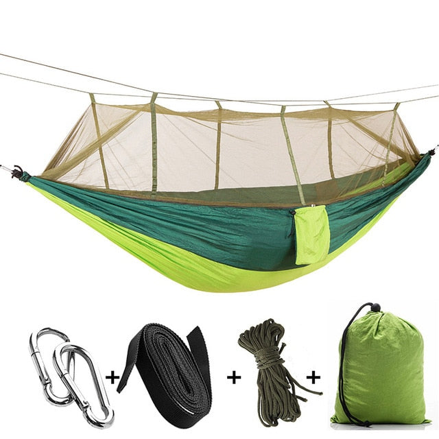 1-2 Person Hammock with anti mosquito net