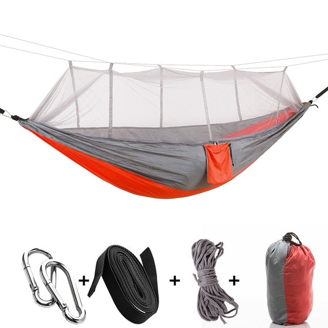 1-2 Person Hammock with anti mosquito net