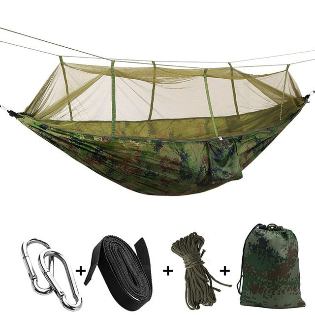 1-2 Person Hammock with anti mosquito net