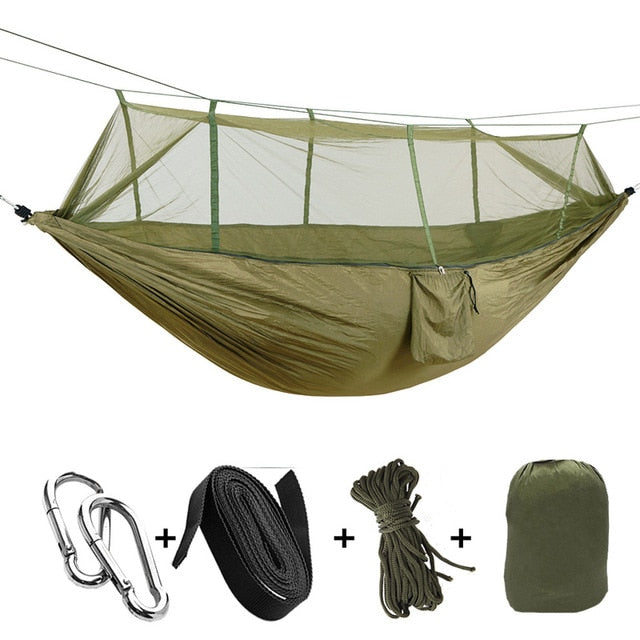 1-2 Person Hammock with anti mosquito net