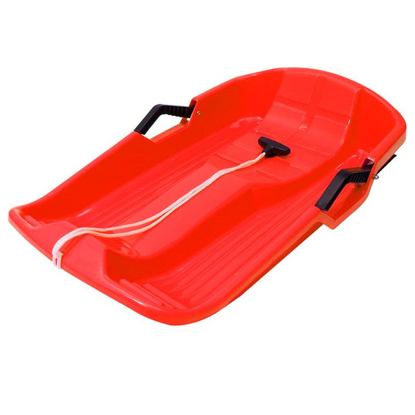 Outdoor Sports Plastic Skiing Boards Sled Luge Snow Grass Sand Board Ski Pad Snowboard With Rope For Two People