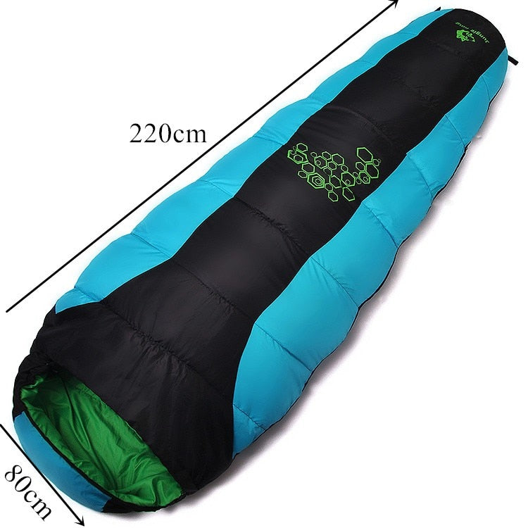 Jungle King 2017 thickening fill four holes cotton sleeping bags outdoor camping mountaineering special camping  bag movement