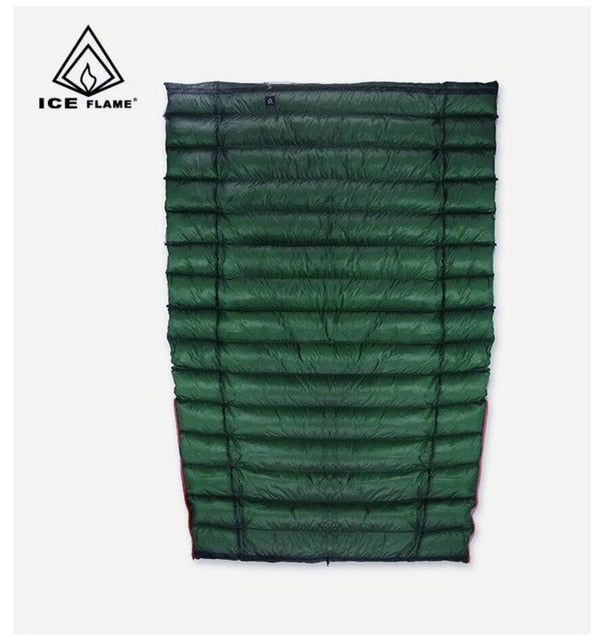 Ice Flame UL 20D 90% White Duck Down Sleeping Bag Blanket Sleeping Quilt Underquilt For Hammock Backpacking Camping Hiking