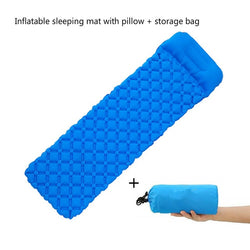 Camping Mat Self Inflatable Mattresses Camp Inflatable Mattress Outdoor Camp Mat 4 Color Tent Mat Sleeping Pad Hiking Trekking