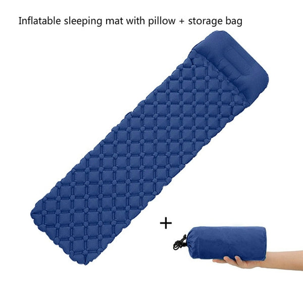 Camping Mat Self Inflatable Mattresses Camp Inflatable Mattress Outdoor Camp Mat 4 Color Tent Mat Sleeping Pad Hiking Trekking