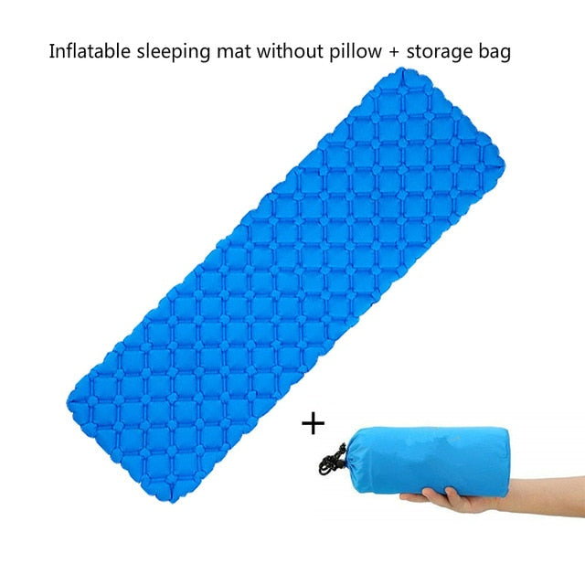 Camping Mat Self Inflatable Mattresses Camp Inflatable Mattress Outdoor Camp Mat 4 Color Tent Mat Sleeping Pad Hiking Trekking