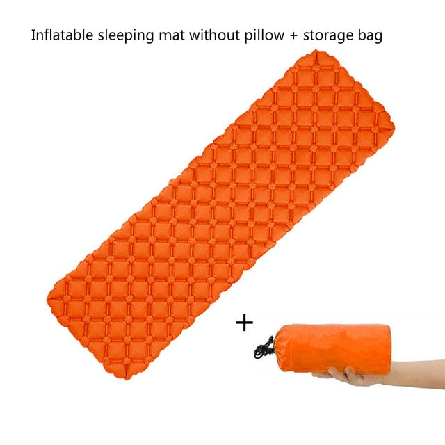 Camping Mat Self Inflatable Mattresses Camp Inflatable Mattress Outdoor Camp Mat 4 Color Tent Mat Sleeping Pad Hiking Trekking