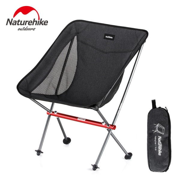 Naturehike Fishing Chair Ultralight Portable Folding Camping Chair Foldable Beach Chair Picnic Chair Collapsible Hiking Chair