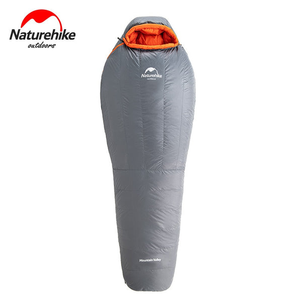 2020 New Naturehike Goose Down Mummy Sleeping Bag  Winter 20D 400T Nylon  Waterproof  Warm Sleeping Bag Portable Camping Travel